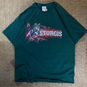 Vintage Sturgis 2023 Motorcycle Rally Wolf Skull T-Shirt